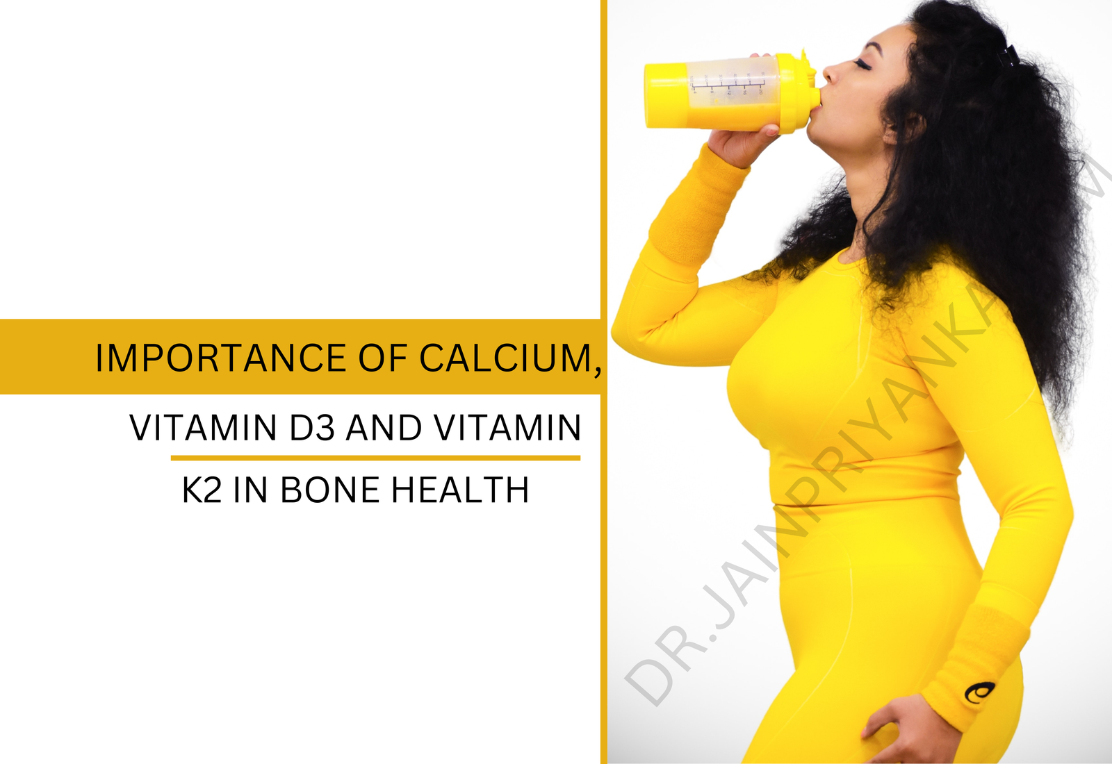 Importance of Calcium, Vitamin D3 and Vitamin K2 in Bone Health